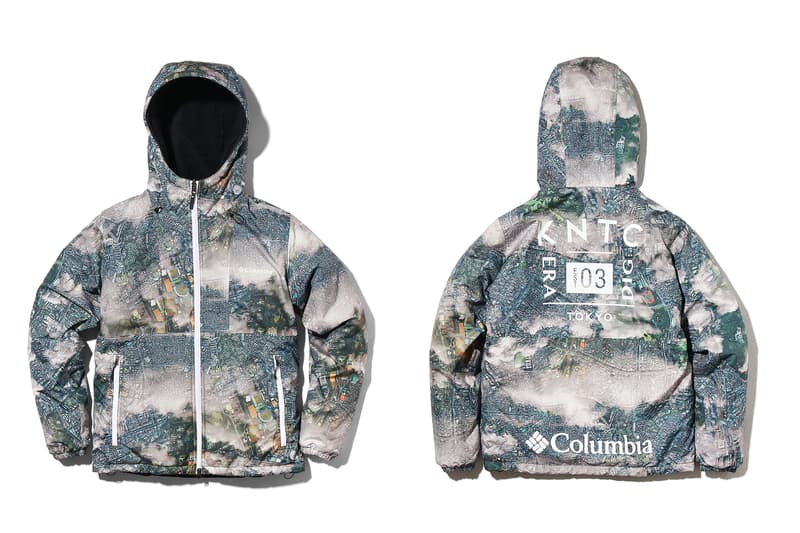 Kinetics Columbia Jacket Collection Release Outerwear clothing Japan fashion prints patterns winter fall collaboration 2018 tokyo