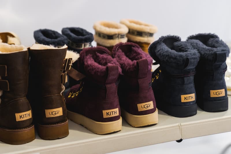 kith park fall winter 2018 runway show collection backstage closer look versace sneakers jacket hat shirt branding logo ronnie fieg