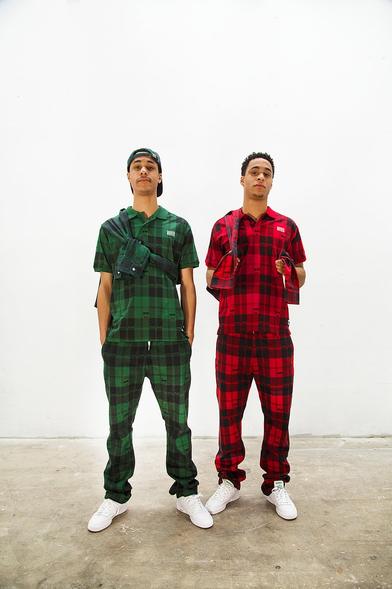 Life's a Beach lookbook fall winter 2018 collection london greg finch red orange blue tie dye flannel middle finger print pattern logo sweatsuit fleece hoodie t shirt september 20 2018 drop release date