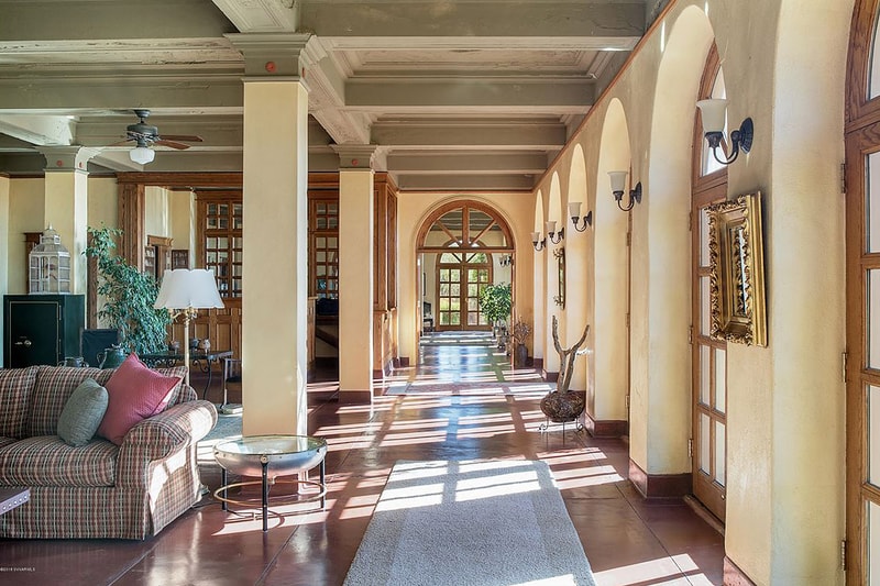 The Little Daisy Mansion Private Property former 40 room hotel the grand budapest hotel real life house castle luxury homes wes anderson jerome arizona real estate