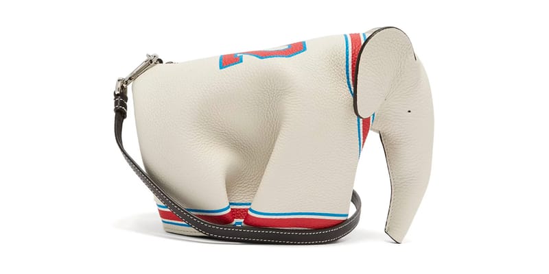 Loewe Elephant Leather Messenger Bag - Green | Editorialist