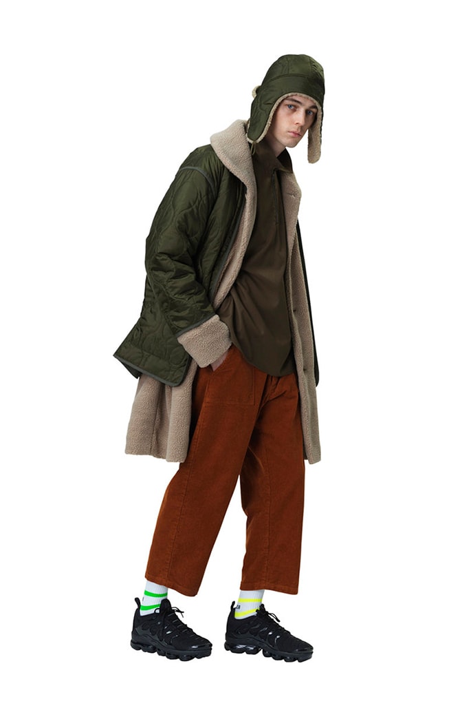 LUKER by NEIGHBORHOOD Fall Winter 2018 collection Lookbook jackets sweaters accessories hats pants
