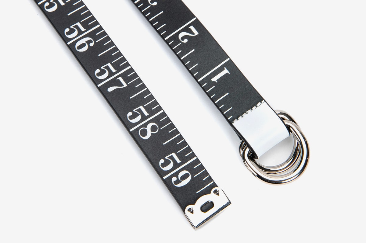 Maison Margiela Tape Measure Belt accessories fall winter 2018 release info black white leather
