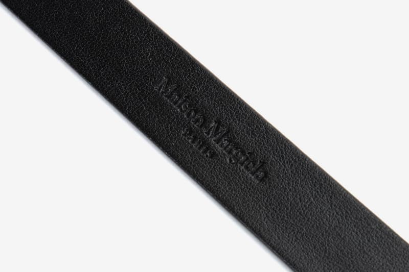 Maison Margiela Tape Measure Belt accessories fall winter 2018 release info black white leather