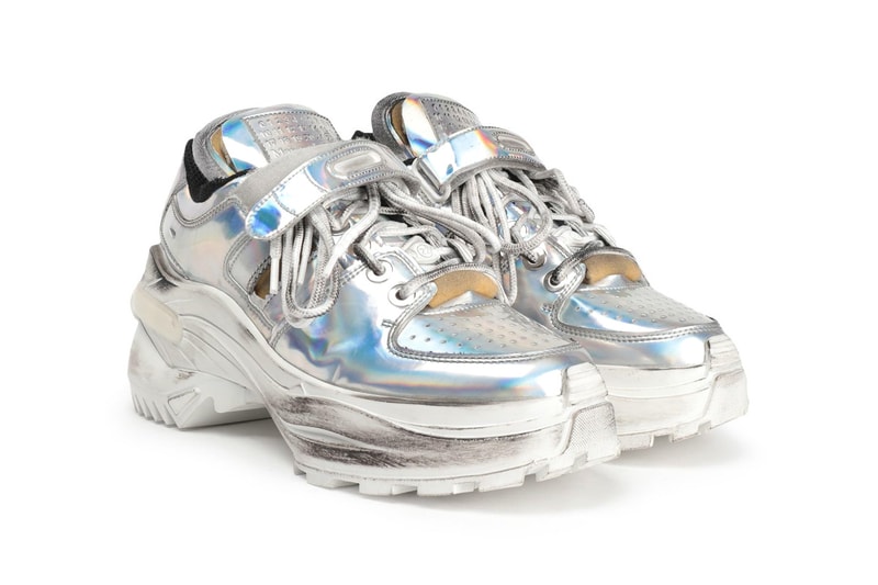 Maison Margiela Retro Fit Low Sneaker Release america silver white black colorways price date info purchase buy online chunky sneaker dad shoe trend menswear streetwear