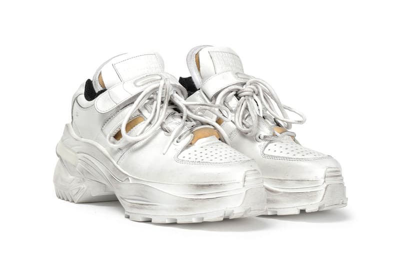 Maison Margiela Retro Fit Low Sneaker Release america silver white black colorways price date info purchase buy online chunky sneaker dad shoe trend menswear streetwear