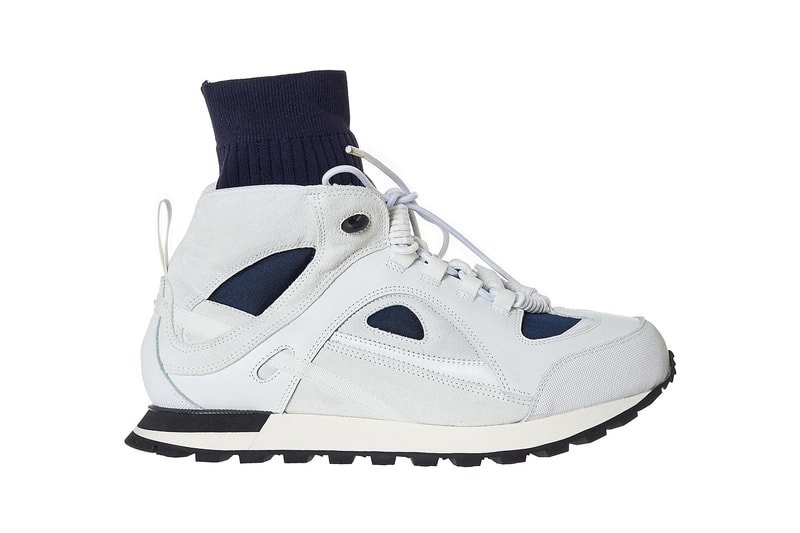 Maison Margiela Sock Neck Security Runner triple black white navy release info sneakers