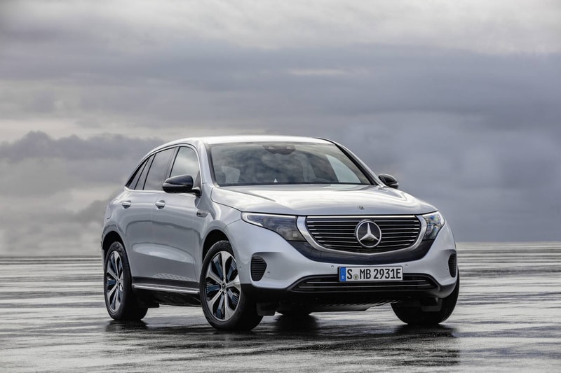Mercedes Benz EQC All Electric Suv Reveal 2020 Silver Tesla SUV Car Automotive German Engineering Carbon Footprint