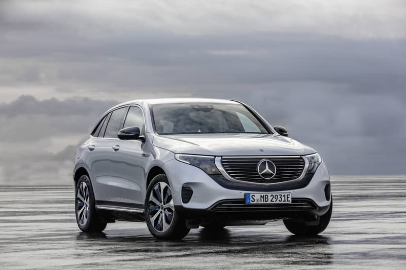 Mercedes Benz EQC All Electric Suv Reveal 2020 Silver Tesla SUV Car Automotive German Engineering Carbon Footprint