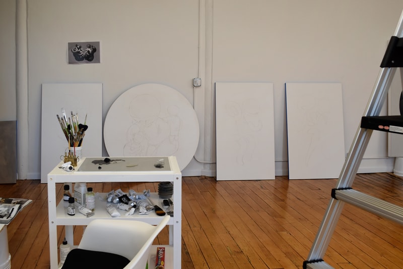 mike lee ive missed you the garage amsterdam exhibition ive missed you paintings tondo artworks art