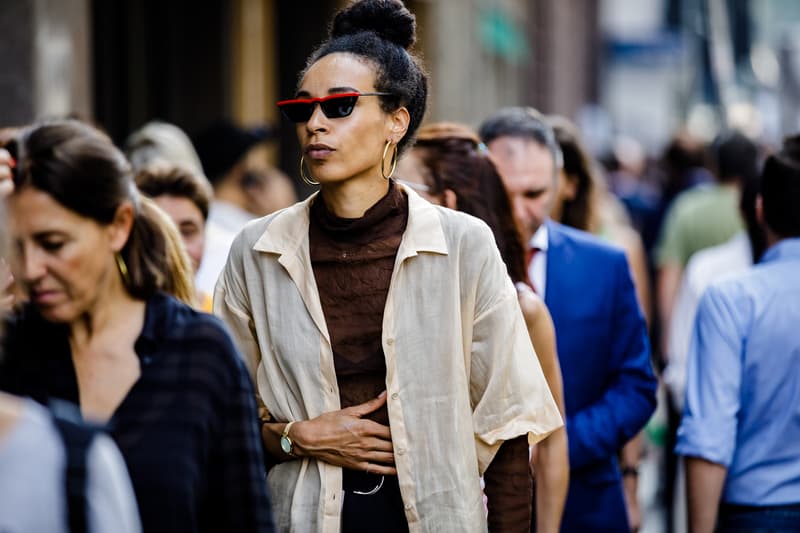 Milan Fashion Week Spring/Summer 2019 Street Style ss19 streetwear sneakers