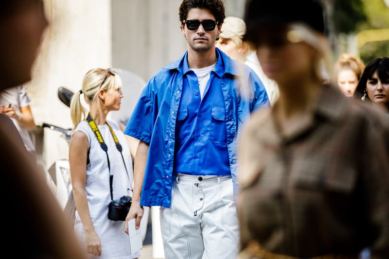 Milan Fashion Week Spring/Summer 2019 Street Style ss19 streetwear sneakers
