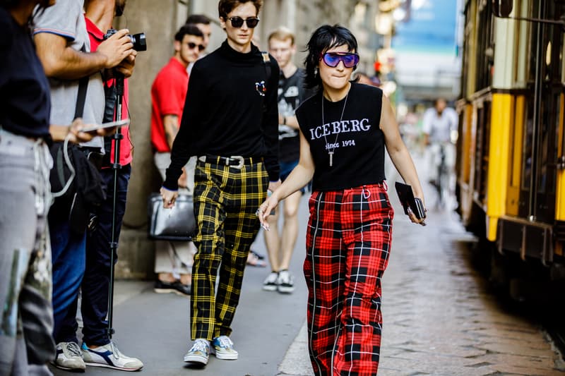 Milan Fashion Week Spring/Summer 2019 Street Style ss19 streetwear sneakers