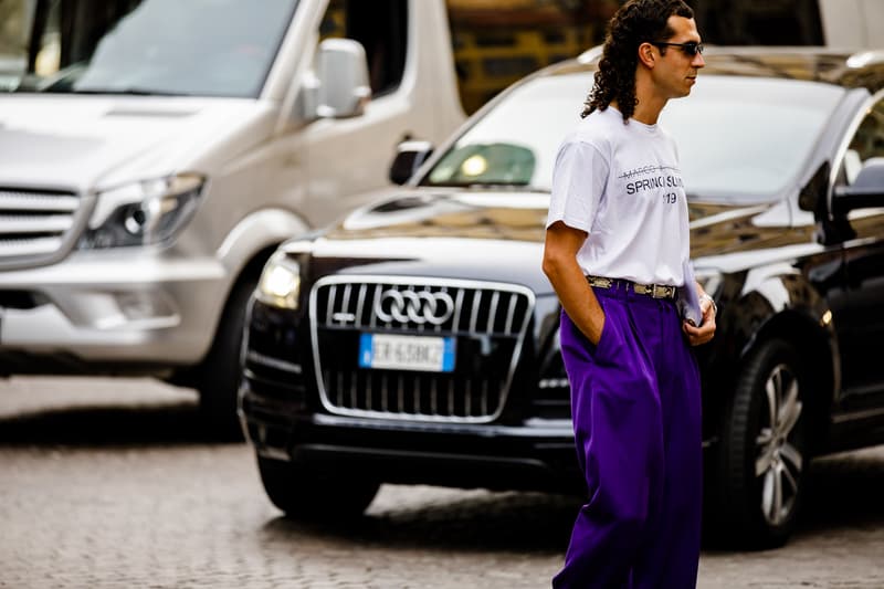 Milan Fashion Week Spring/Summer 2019 Street Style ss19 streetwear sneakers