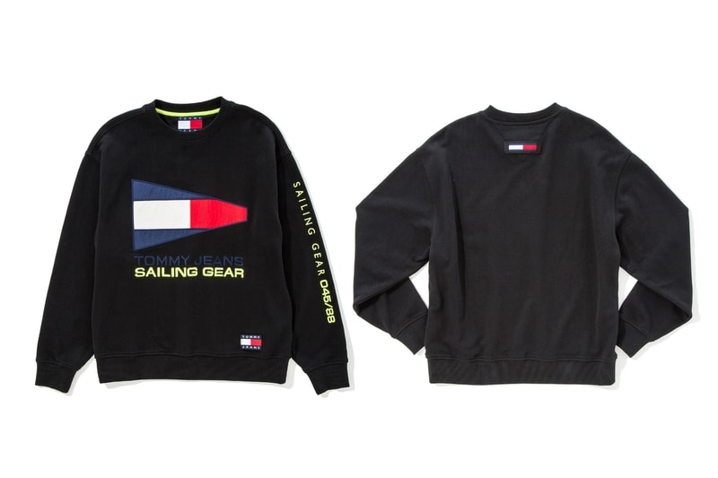 monkey time Tommy Hilfiger Sailing Gear Capsule collection Nylon Jacket Track Pants Sweater Hoodie Sweatshirt Jeans