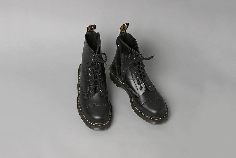 Needles Dr. Martens 8 Hole Boots Collab Details Cop Purchase Buy Shoes Trainers Kicks Sneakers Footwear Collaboration Fall/Winter 2018 Collection Nepenthes