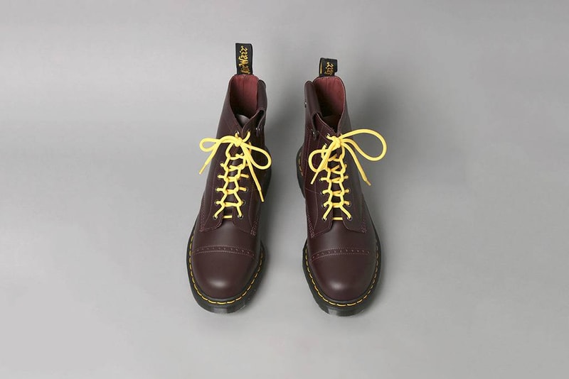 Needles Dr. Martens 8 Hole Boots Collab Details Cop Purchase Buy Shoes Trainers Kicks Sneakers Footwear Collaboration Fall/Winter 2018 Collection Nepenthes