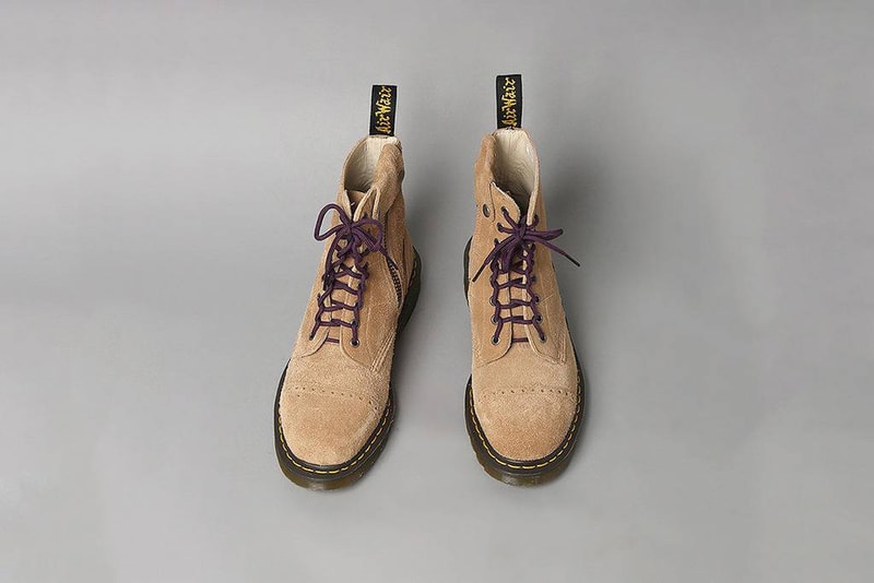 Needles Dr. Martens 8 Hole Boots Collab Details Cop Purchase Buy Shoes Trainers Kicks Sneakers Footwear Collaboration Fall/Winter 2018 Collection Nepenthes