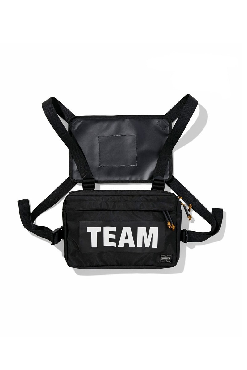 Porter NEIGHBORHOOD Fall Winter 2018 Capsule Release Capsule accessories backpacks messenger bag Tanker Original rig orange black