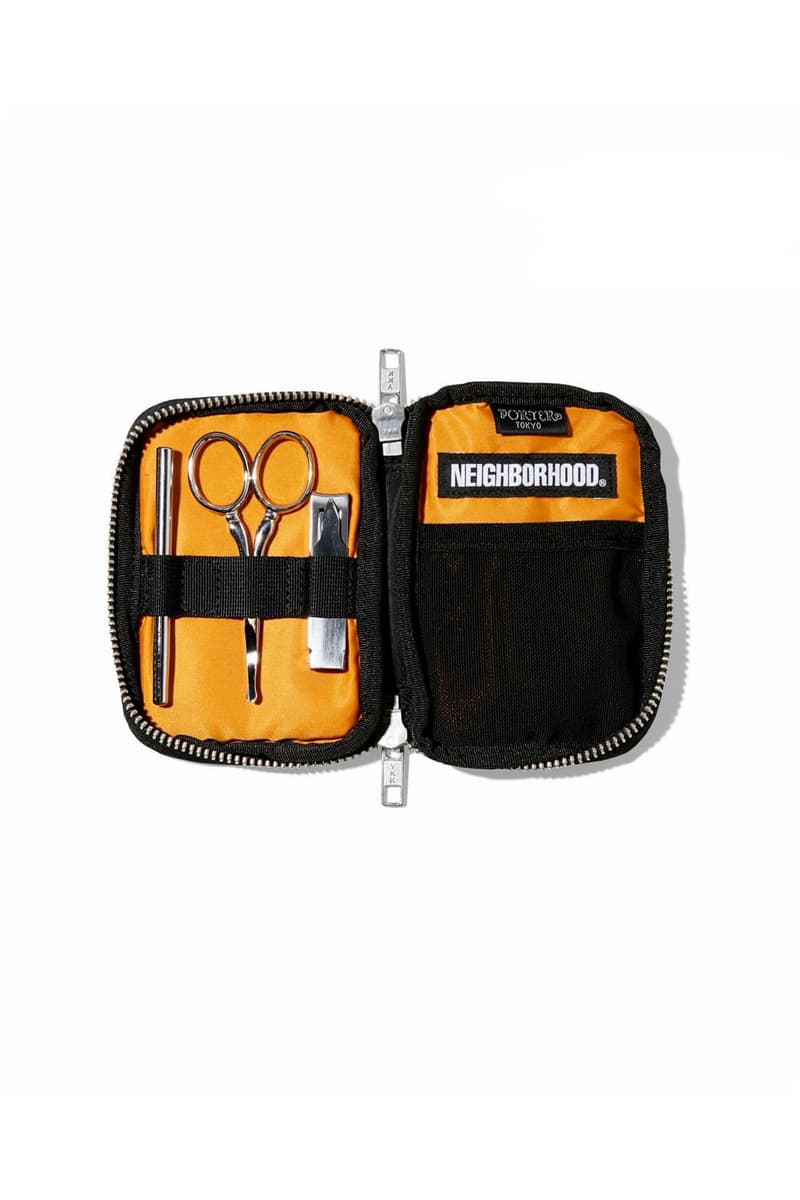 Porter NEIGHBORHOOD Fall Winter 2018 Capsule Release Capsule accessories backpacks messenger bag Tanker Original rig orange black