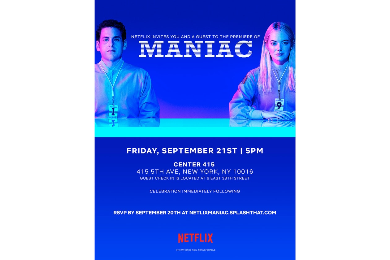 Netflix's Debuts 'Maniac' With NYC Pop-Up television tv streaming art jeron braxton jonah hill emma stone internet series