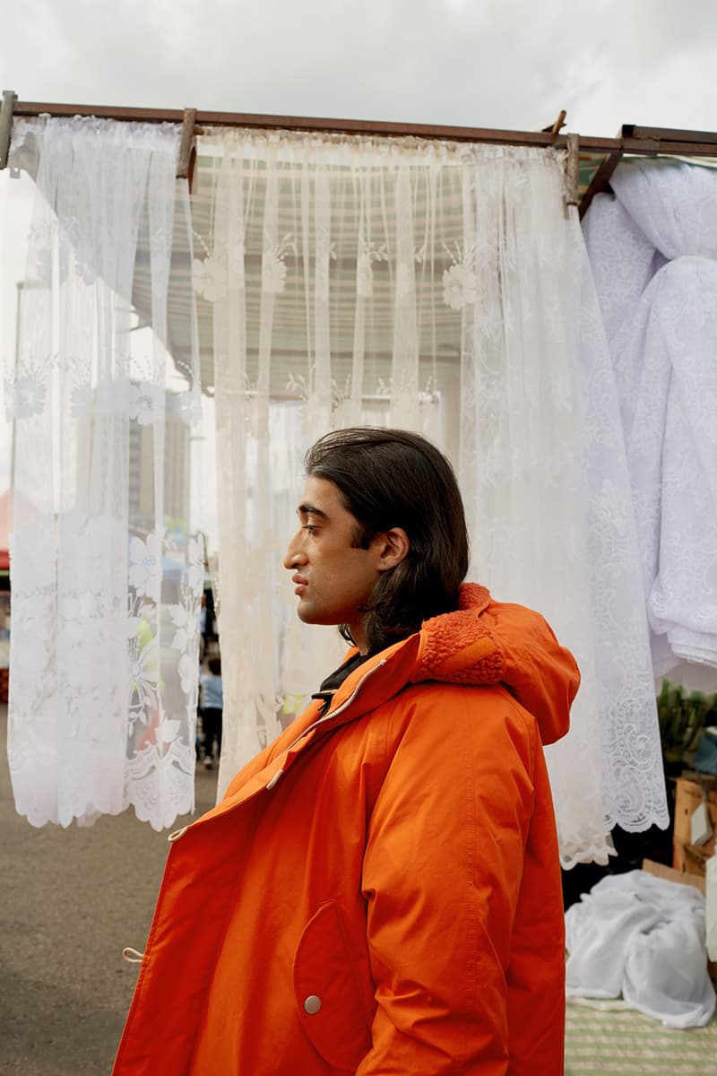 Nigel Cabourn x Peak Performance Collection fw 18 fall winter AW18 Lookbook London Market Parka Frost Down Smock Outerwear Jacket Coat