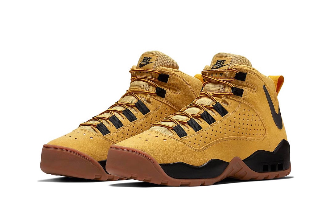 Nike Air Darwin Wheat release info dennis rodman sneakers basketball retro