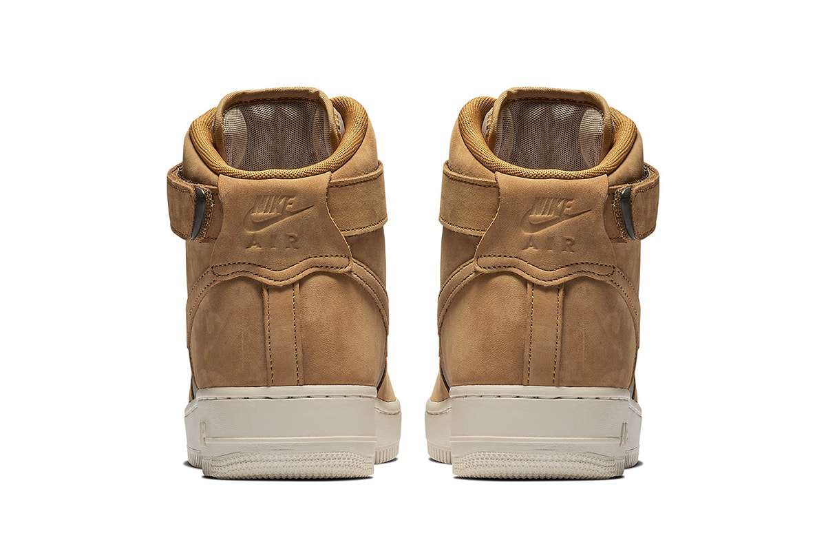Nike Air Force 1 High Wheat fall 2018 release sneakers winter
