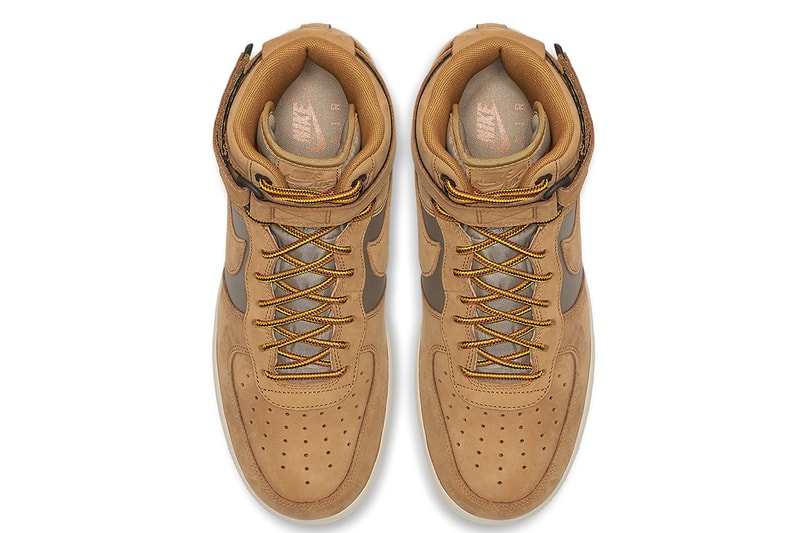 Nike Air Force 1 High Wheat fall 2018 release sneakers winter