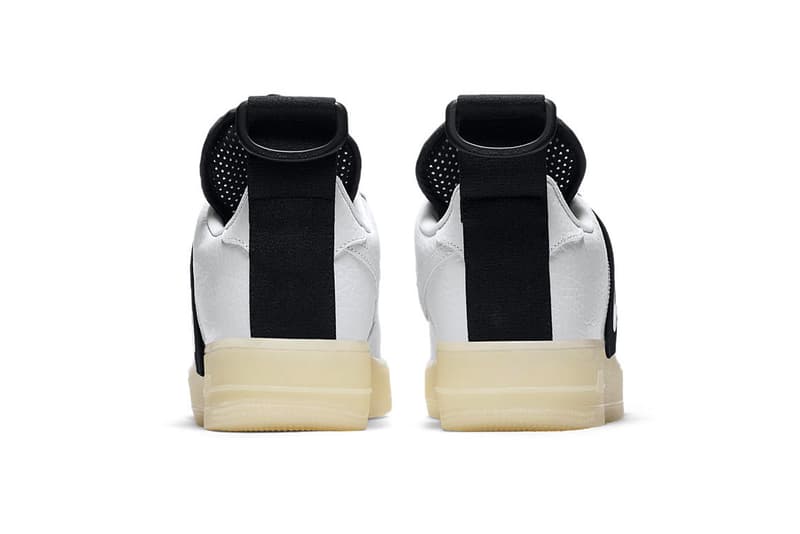 Nike Air Force 1 Utility QS Glow-in-the-Dark sole sneaker colorway white black release date price info