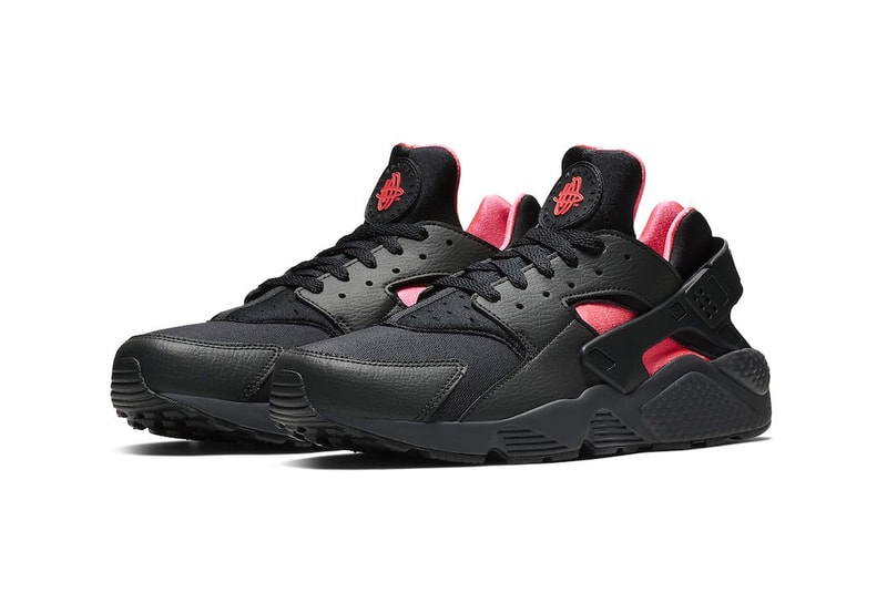 Nike Air Huarache "Black/Sun Red" "Blink" Release Date black red price sneaker colorway