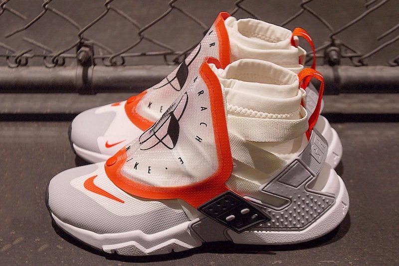 Nike Air Huarache Grip release info sneakers Sail Team Orange White Wolf Grey Black Olive Canvas Indigo Burst