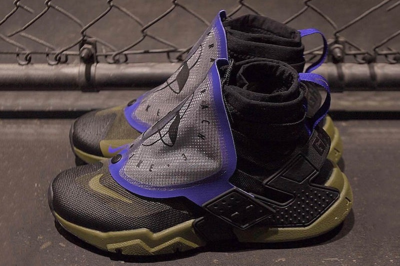 Nike Air Huarache Grip release info sneakers Sail Team Orange White Wolf Grey Black Olive Canvas Indigo Burst