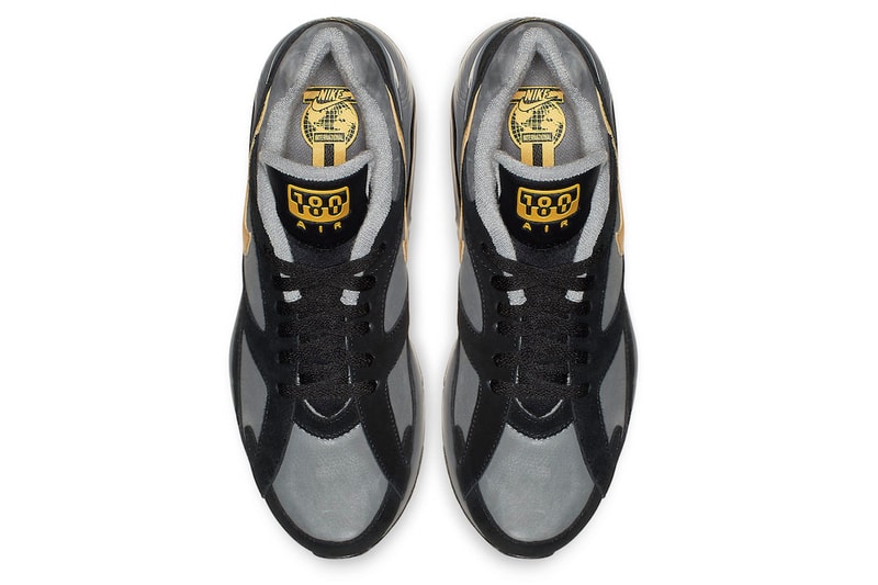 Nike Air Max 180 Grey Black Wheat Gold fall 2018 release sneakers leather suede