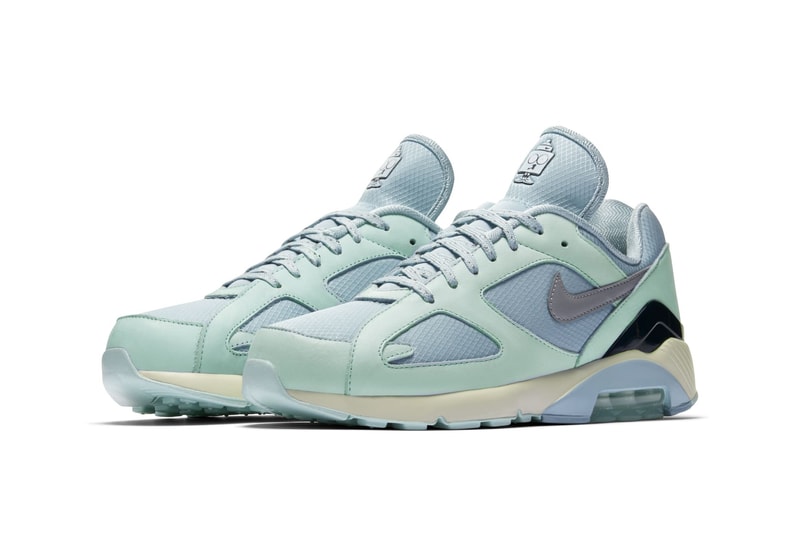 Nike Air Max 180 "Ocean Bliss/Metallic Silver" release date colorway sneaker ice purchase info trainer purchase buy online price official images