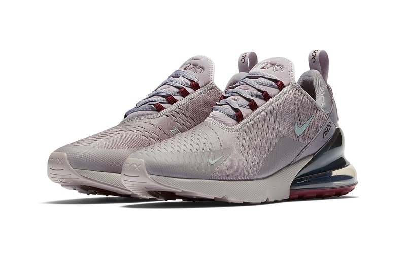 Nike Air Max 270 Burgundy Crush Release Date availability grey silver blue sneakers trainers drop cop how to buy
