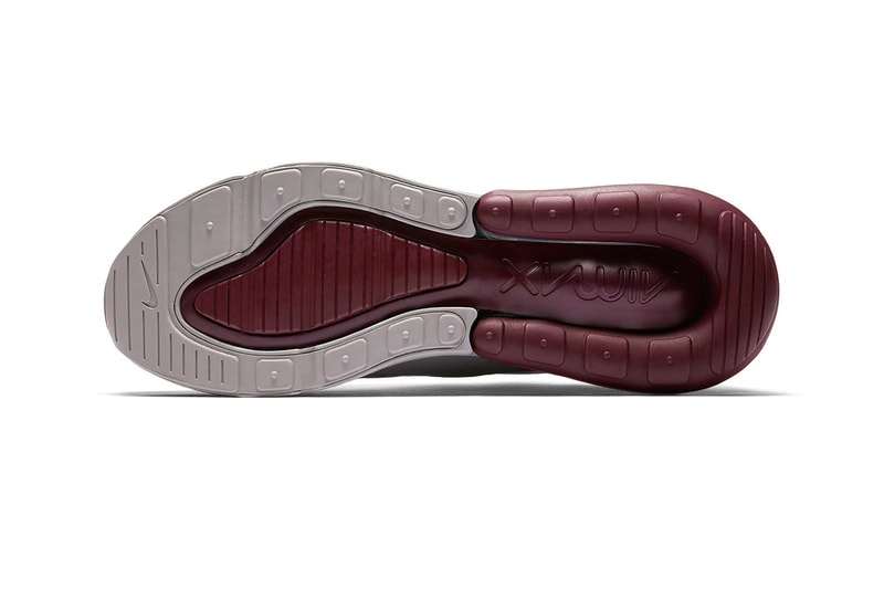 Nike Air Max 270 Burgundy Crush Release Date availability grey silver blue sneakers trainers drop cop how to buy