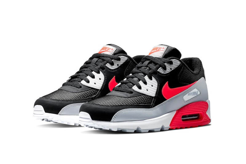 Nike Air Max 90 "Infrared" Remix Release Date price sneaker white grey black
