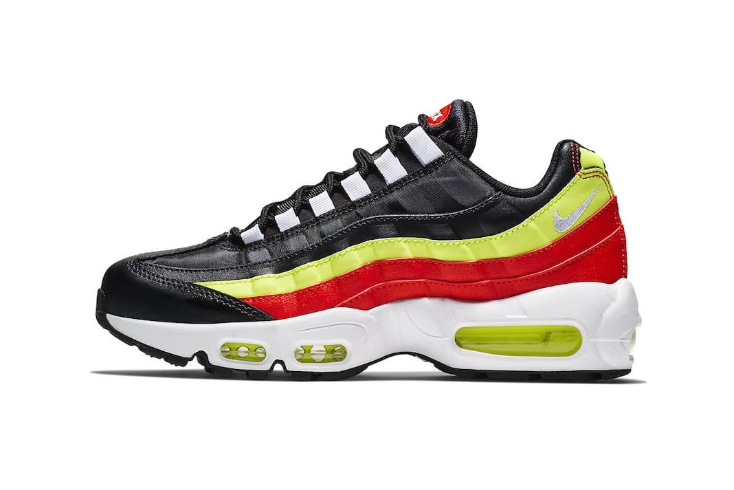 Air Max 95 in Black/Red/Neon Green 
