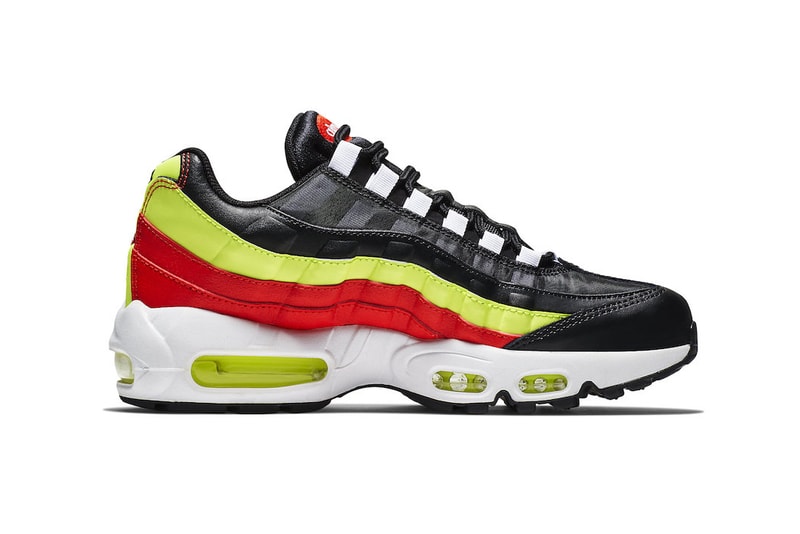 Nike Air Max 95 Black Red Neon Green fall 2018 release sneakers