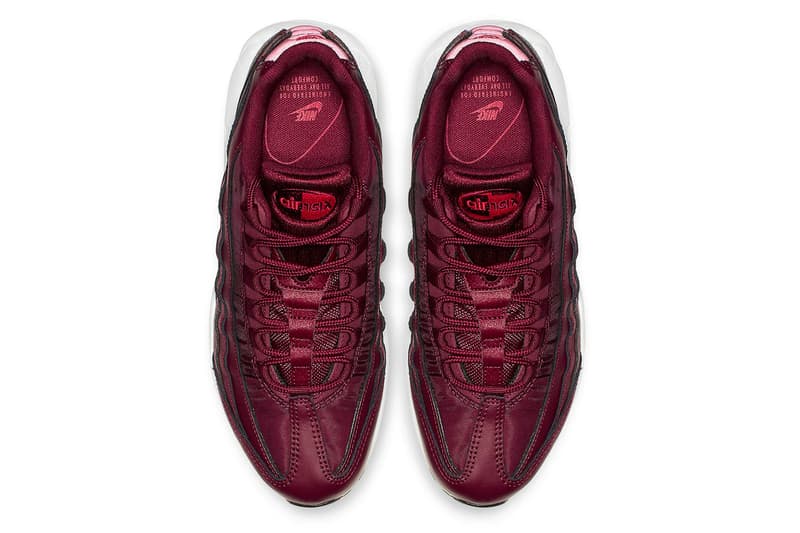 Nike Air Max 95 Team Red Release info drop date price purchase fall maroon Crimson sneaker footwear