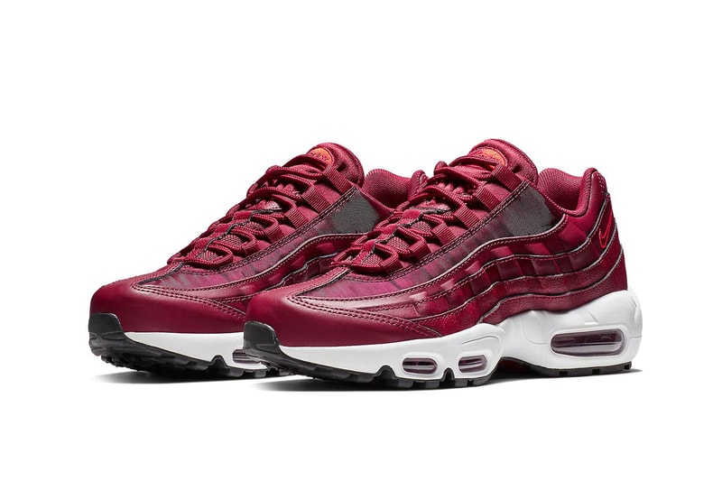 Nike Air Max 95 Team Red Release info drop date price purchase fall maroon Crimson sneaker footwear
