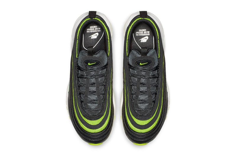 Nike Air Max 97 Black Neon Green fall 2018 release sneakers