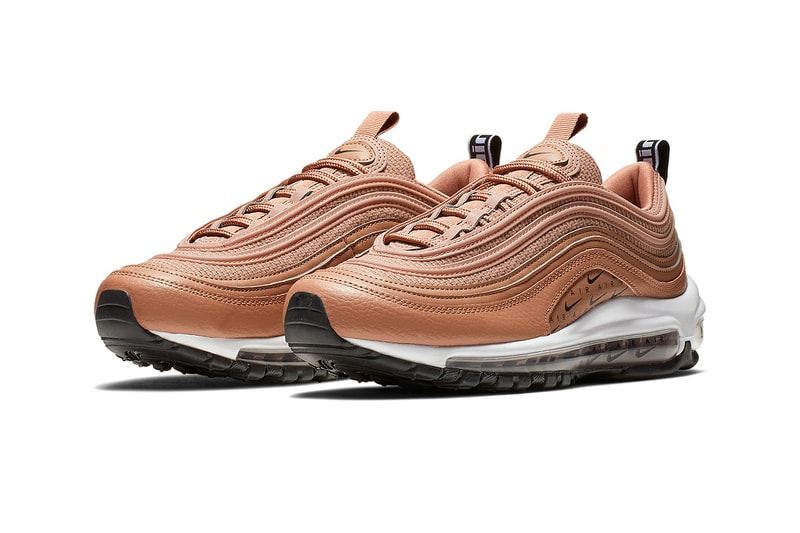 Nike Air Max 97 tan leather september 2018 release info sneakers mini branding