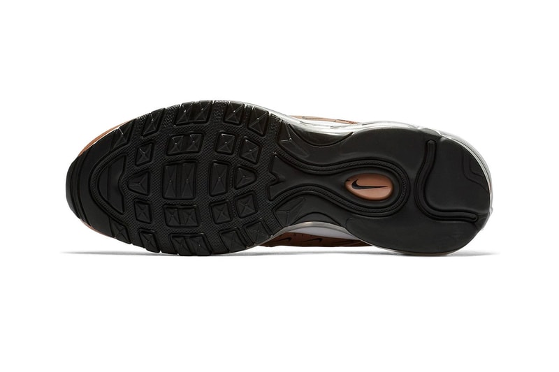 Nike Air Max 97 tan leather september 2018 release info sneakers mini branding