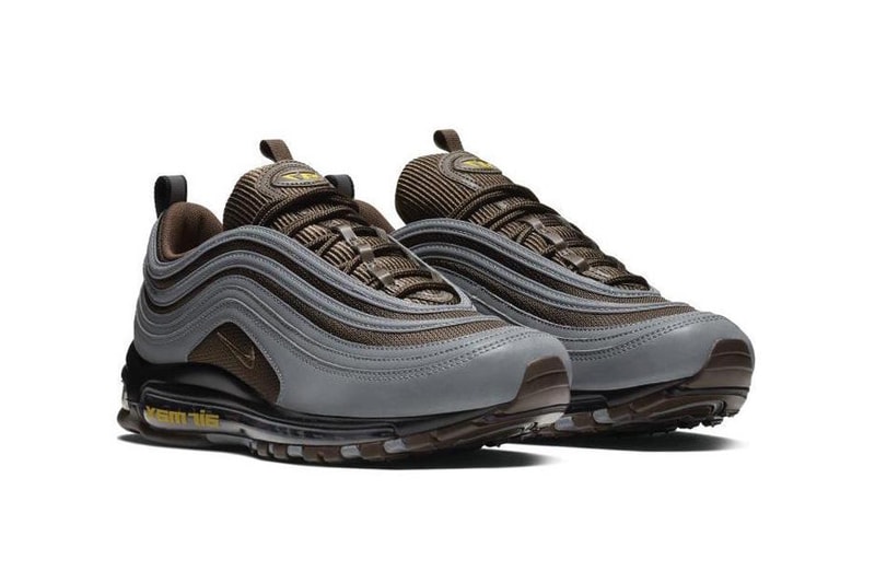 Nike Air Max 97 Premium Baroque Brown Grey Info Release Date Yellow
