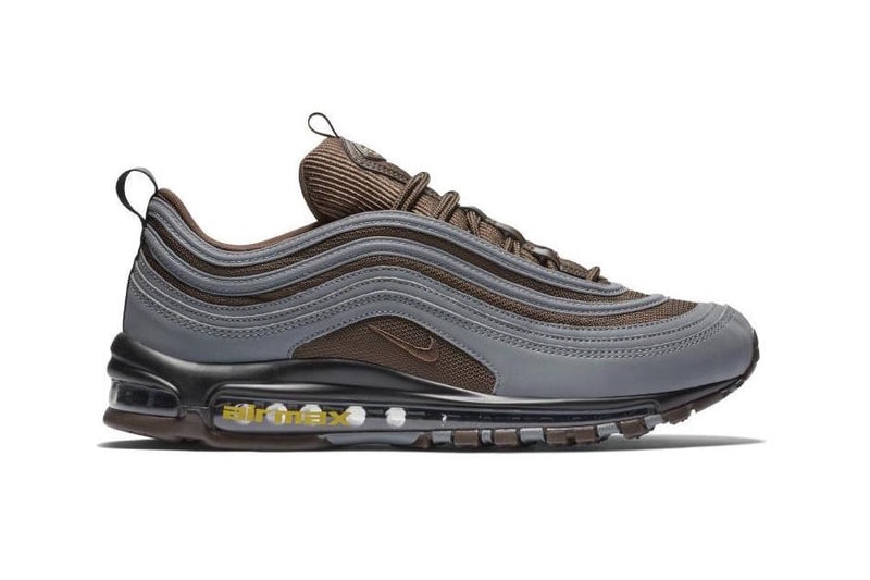 Nike Air Max 97 Premium Baroque Brown Grey Info Release Date Yellow