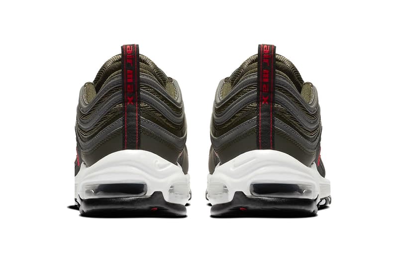 Nike Air Max 97 Sequoia october fall 2018 release sneakers university red