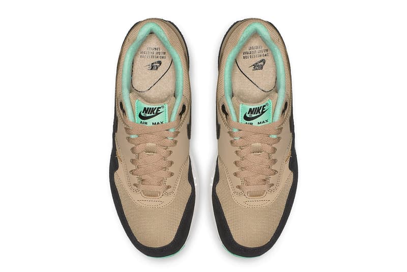 Nike Air Max 1 Mint Green september 2018 release info white black brown sneakers