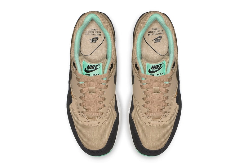 Nike Air Max 1 Mint Green september 2018 release info white black brown sneakers